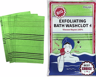 Exfoliating Bath Washcloth (Set of 4)