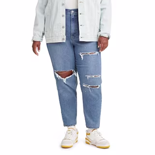 Levi's Women's Plus-Size High Waisted Mom Jean, (New) Summer Games, 36 Regular