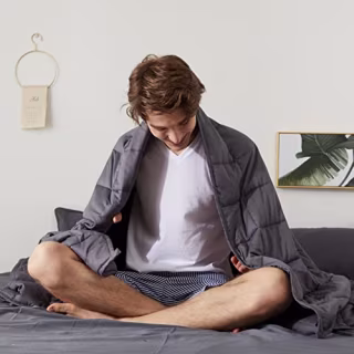 ZonLi Cooling Weighted Blanket (60''x80'', 20lbs, Queen Size Dark Grey), Weighted Blankets for Adults and Kids, High Breathability Heavy Blanket, Soft Material with Premium Glass Beads