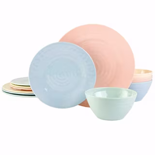 Gibson Home Brist Melamine Dinnerware Set