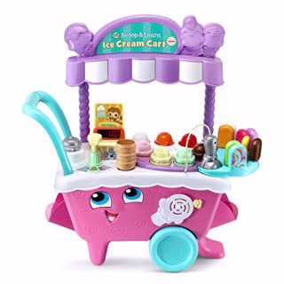 LeapFrog Scoop and Learn Ice Cream Cart Deluxe (Frustration Free Packaging) , Pink
