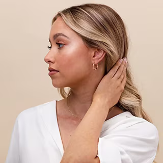 Pavoi 14K Gold Plated Hoop Earrings