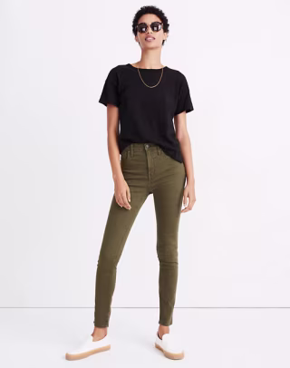 Whisper Cotton Rib-Crewneck Tee