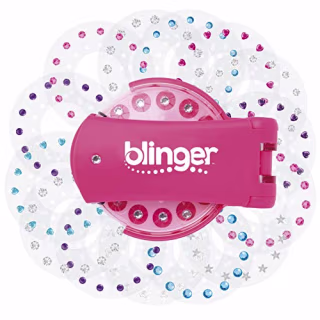 Blinger Ultimate Set, Glam Collection, Comes with Glam Styling Tool &amp; 225 Gems - Load, Click, Bling! Hair, Fashion, Anything! (Amazon Exclusive),