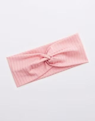 Ribbed Shine Swim Sun Headband