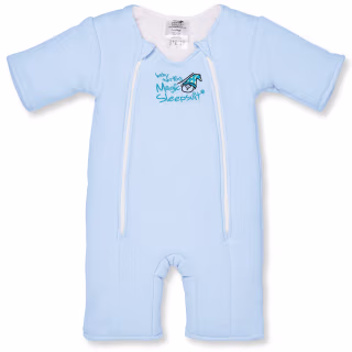 Baby Merlin's Magic Sleepsuit Blue Cotton