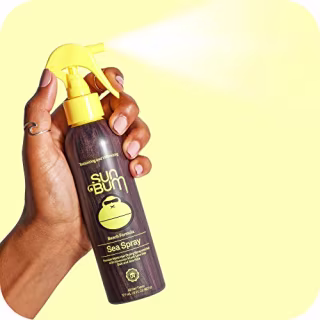 Sun Bum Sea Spray|Texturizing and Volumizing Sea Salt Spray | UV Protection With a Matte Finish | Medium Hold | For All Hair Types | 6 FL OZ Spray Bottle, Clear (80-41025)
