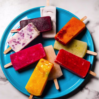 Creamy and Fruity Popsicles - Assorted Dozen