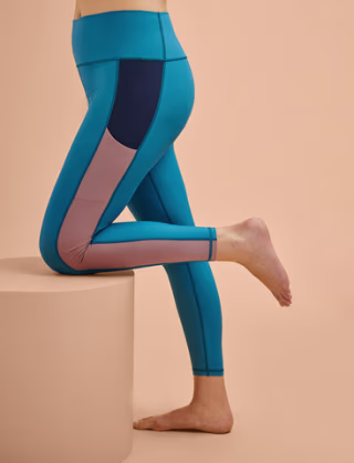 ThirdLove Kinetic Performance Pocket Legging - midnight-teal / 1X