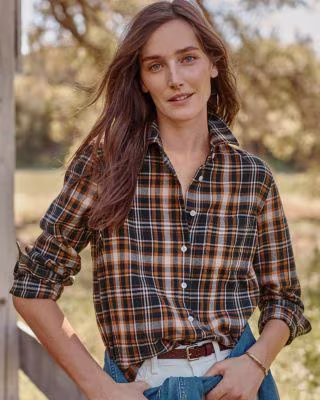 Essential Organic-Cotton Flannel Shirt