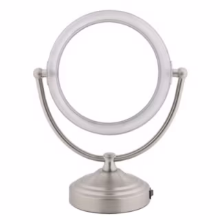Rialto Fluorescent Light 5X Magnification Makeup Mirror