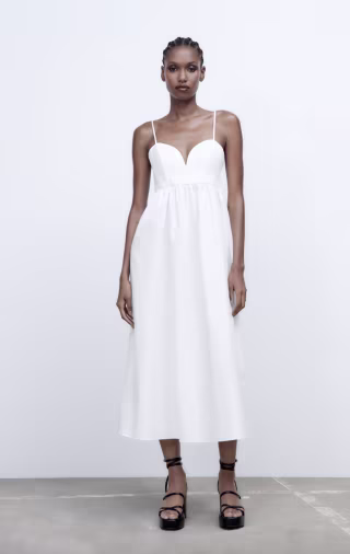 Voluminous Midi Dress