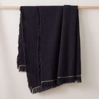 West Elm Cotton Waffle Throw