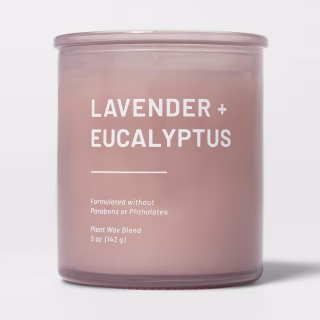 5oz Glass Jar Lavender and Eucalyptus Candle - Project 62