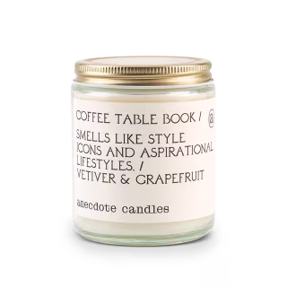 Anecdote Candles Coffee Table Book Candle