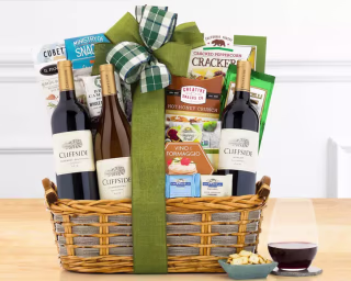 Cliffside Trio Wine Basket