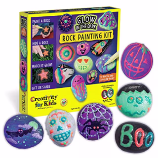 Creativity for Kids Glow In The Dark Rock Painting Kit