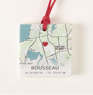 Home Is Where the Heart Is Personalized Ornament