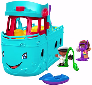 Little People Travel Together Friend Ship, 2-in-1 Toddler Playset