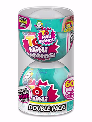 5 Surprise Toy Mini Brands Series 1 by ZURU (2 Pack) Toys Mystery Capsule Real Miniature Brands Collectibles Amazon Exclusive (Series 1)