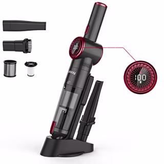 Cordless Handheld vacuum Cleaner, Nicebay Portable Hand vacuum cleaner with 15KPA Suction, LED Display Mini Car Vacuum cleaner, Fast Charging Dock, Rechargeable Hand Held Vacuum for Home, Car and Pets