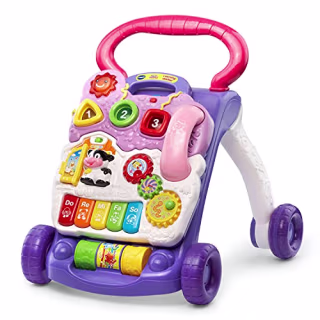 VTech Sit-to-Stand Learning Walker (Frustration Free Packaging), Lavender (Amazon Exclusive)