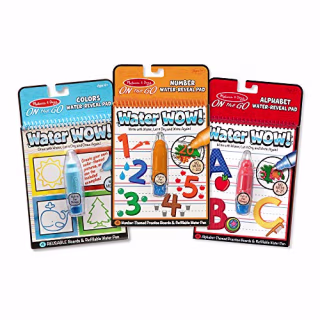 Melissa &amp; Doug On the Go Water Wow! Reusable Water-Reveal Activity Pads