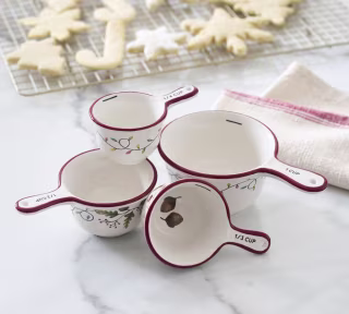 Forest Gnome Stoneware Measuring Cups