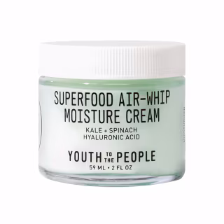 Youth To The People Superfood Air-Whip Moisture Cream - Hyaluronic Acid + Green Tea Moisturizer - Vegan Face Cream Ideal for Combination or Oily Skin Types - Clean Beauty (2oz)