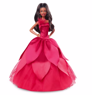 Barbie Signature 2022 Holiday Collectible Brown Hair Doll