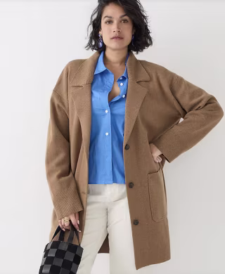 Collared Sweater-Jacket