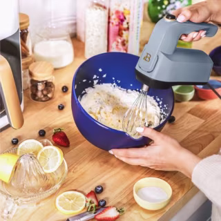 Beautiful Hand Mixer, Cornflower Blue by Drew Barrymore