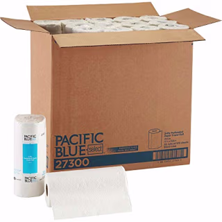 Pacific Blue Select 2-Ply Perforated Roll Paper Towels, 100 Sheets Per Roll, 30 Rolls Per Case