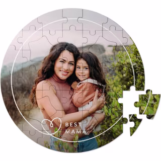 Shutterfly Whimsy Heart Border Keepsake Puzzle
