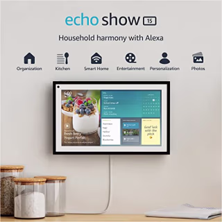 Echo Show 15, Full HD 15.6" smart display for family organization with Alexa