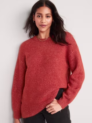 Old Navy Cozy Plush-Yarn Cocoon Tunic Sweater