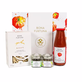 Bona Furtuna Taste of Trapani Organic Italian Food Gift Set