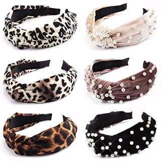 Tobtoba Wide Knot Headbands (Set of 6)