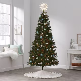 Wondershop 7' Pre-Lit Alberta Artificial Christmas Tree Clear Lights