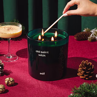 Snif Old Saint Wick Christmas Scented Candle