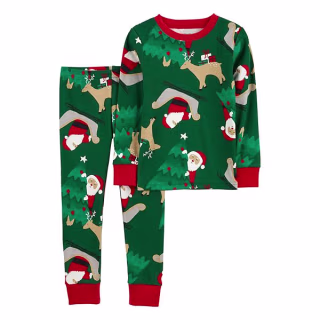 Carter's Toddler Santa Pajama Set