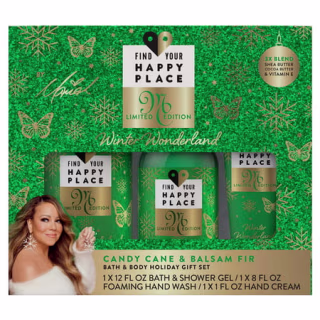 Find Your Happy Place Winter Wonderland Candy Cane &amp; Balsam Fir Gift Set