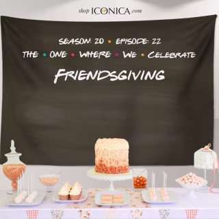 Friendsgiving Backdrop,Friendsgiving Decor,Friendsgiving Photo Backdrop Decorations, Friendsgiving Potluck Decor, Friendsgiving Feast