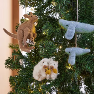 St. Jude Baby's First Christmas Felt Ornaments