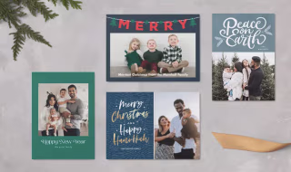 Holiday Cards with Custom Envelopes & Addressing (Set of 25)