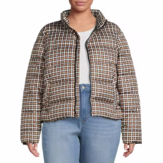 Time & Tru Plus Puffer Jacket