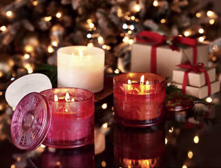 Festive Gourmand Holiday Candles (Set of 3)