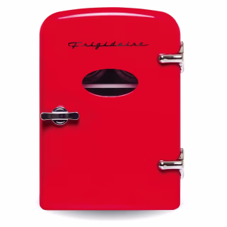 Frigidaire 6-Can Mini Retro Beverage Fridge