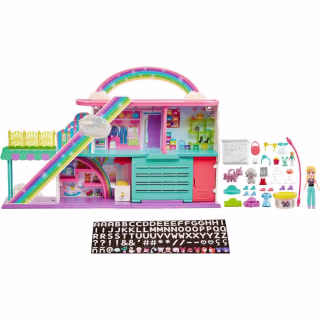 Polly Pocket Sweet Adventures Rainbow Mall Playset