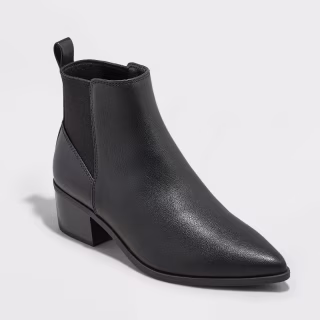 Women's Gwen Low Shaft Heeled Boots - A New Day(TM)